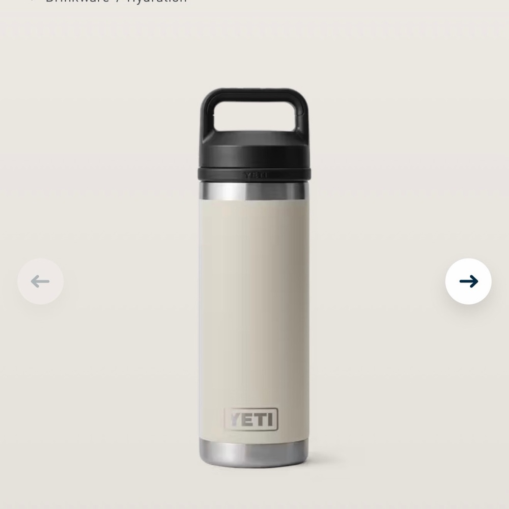 YETI 18 oz water bottle